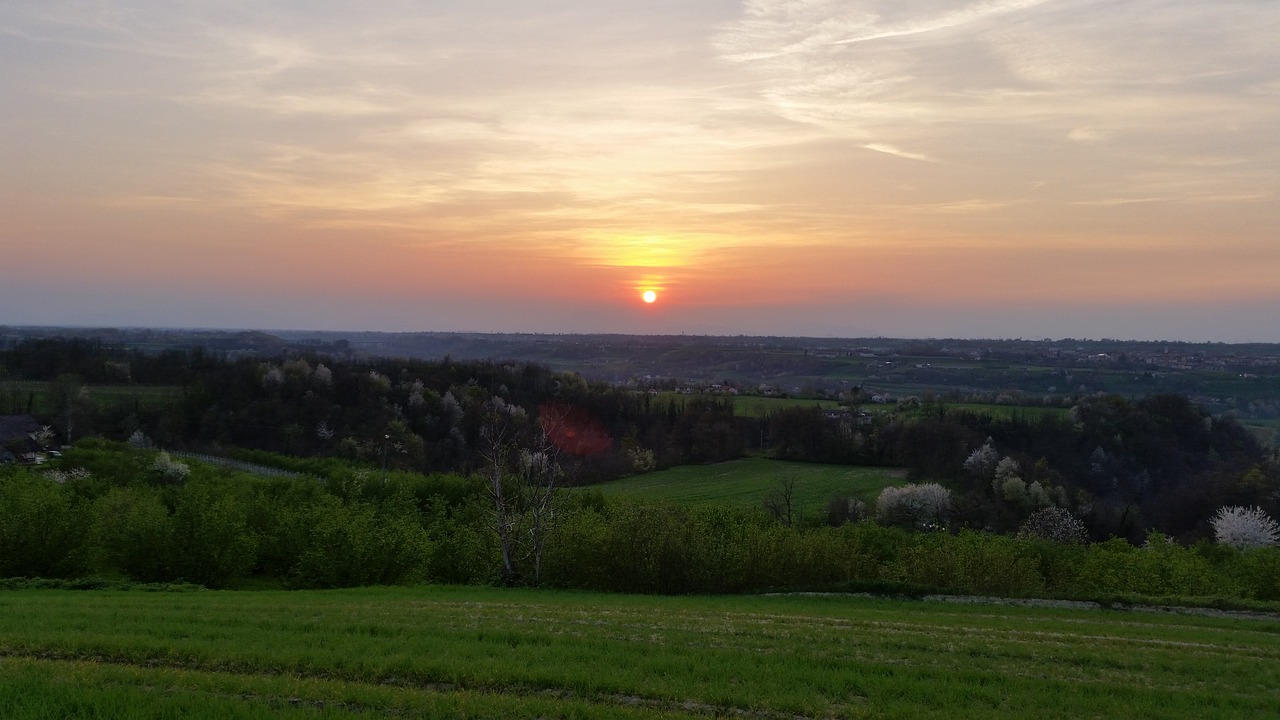 Langhe, Saulėlydis, Vasara, Nemokamos Nuotraukos,  Nemokama Licenzija