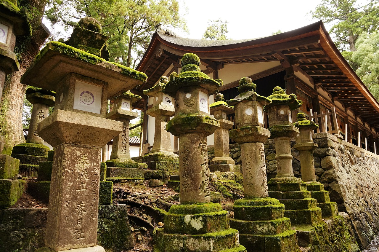 Žibintas, Japonija, Šventykla, Kasuga Taisha, Shinto, Nara, Šventas, Akmeninis Žibintas, Šintoizmas, Žibintų Festivalis
