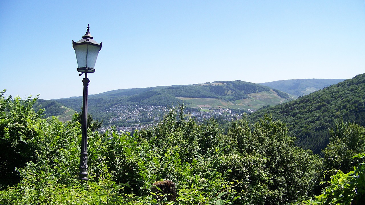 Žibintas, Vynuogynai, Gamta, Kraštovaizdis, Mosel, Kalnai, Nemokamos Nuotraukos,  Nemokama Licenzija