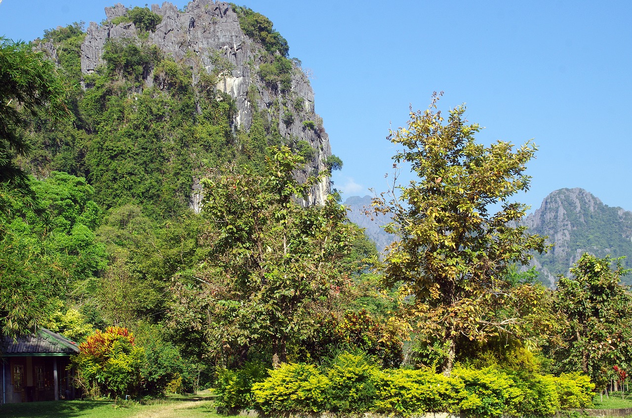 Laosas, Vang Vieng, Palengvėjimas, Karstas, Šventykla, Nuobodus, Miškas, Nemokamos Nuotraukos,  Nemokama Licenzija