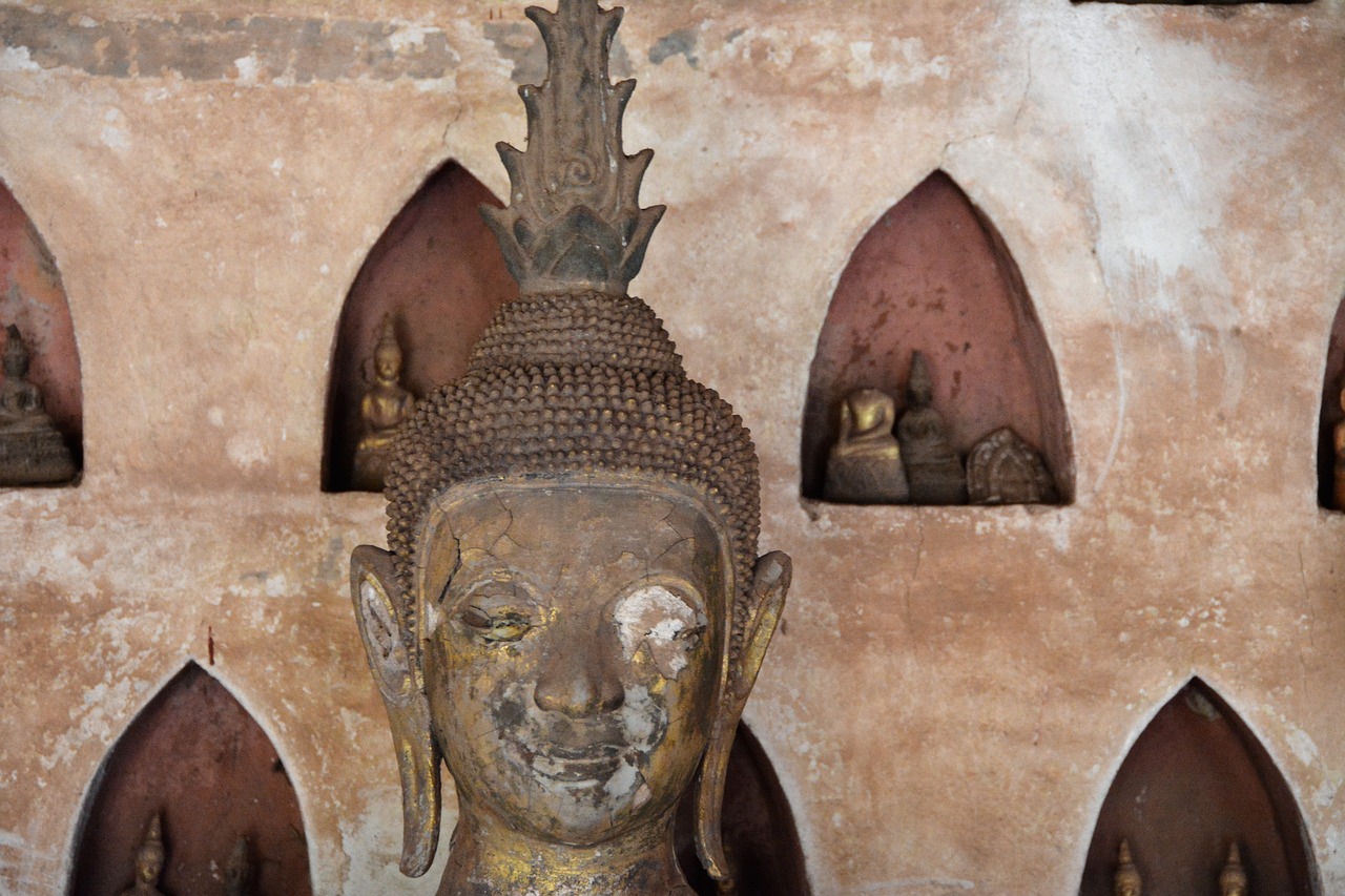 Laosas, Vientiane, Buda, Nemokamos Nuotraukos,  Nemokama Licenzija