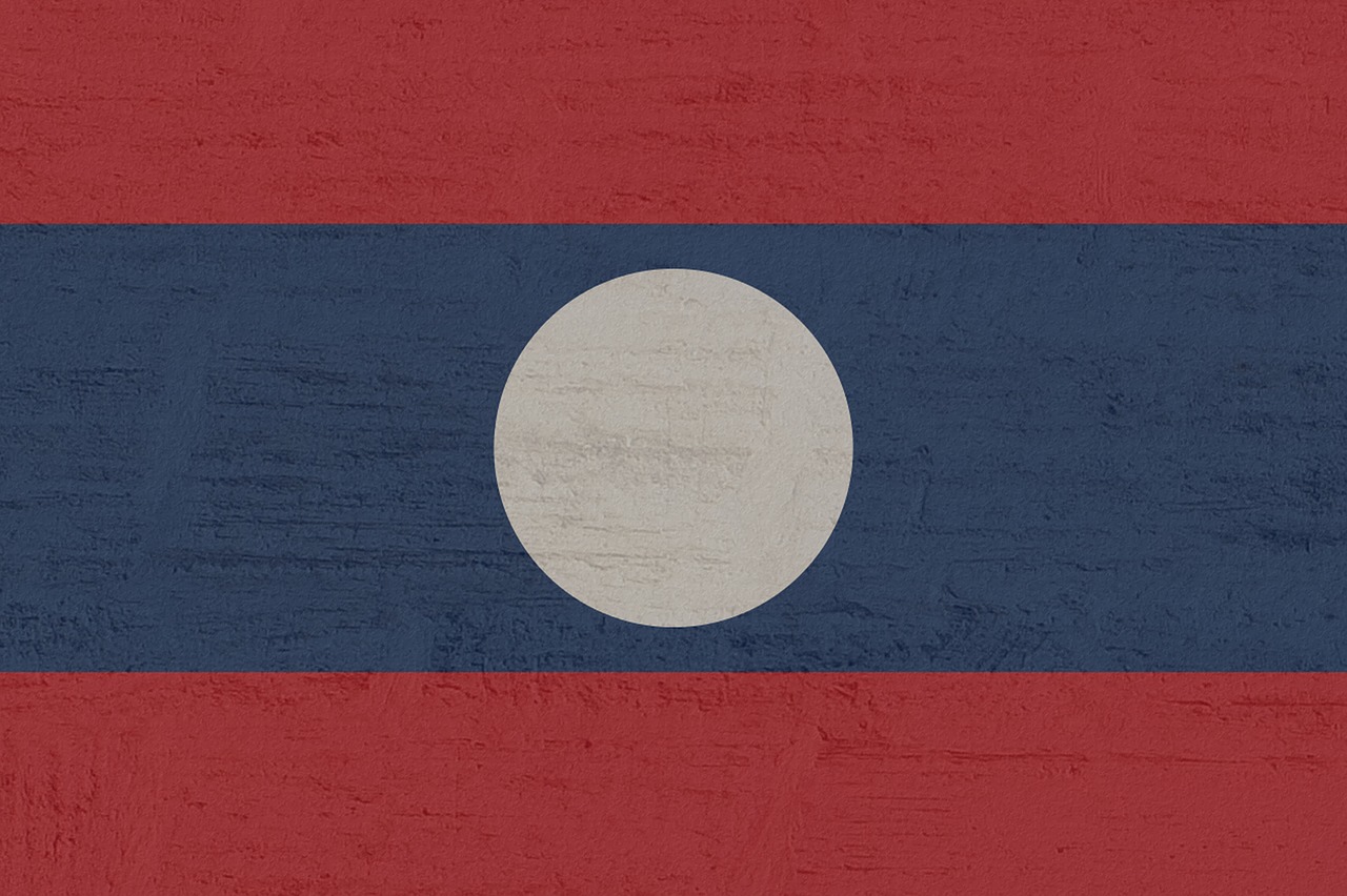 Laosas, Vėliava, Pietryčių Azija, Nemokamos Nuotraukos,  Nemokama Licenzija