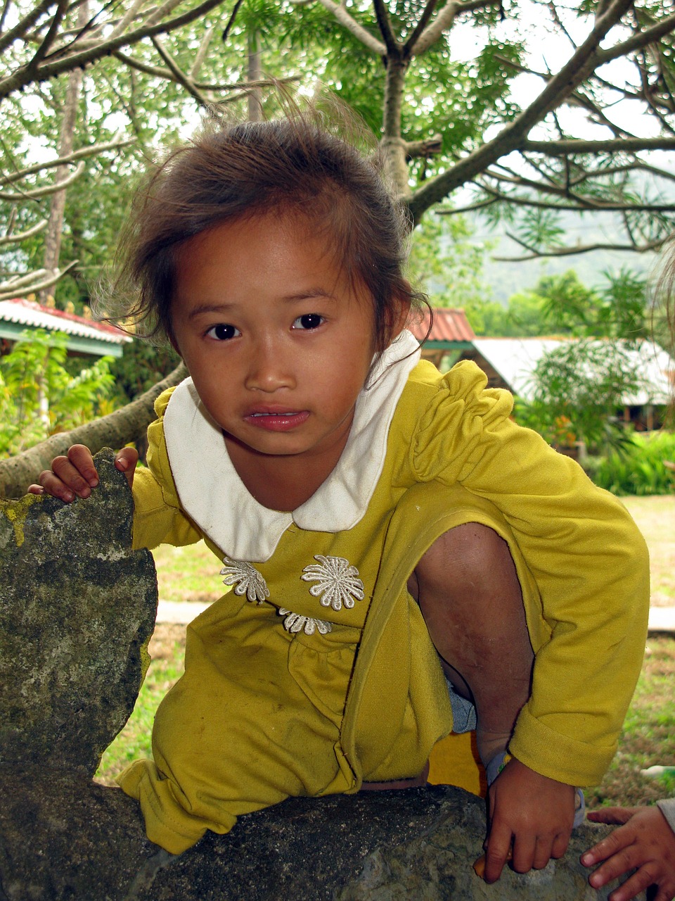 Laosas, Vang Vieng, Vaikas, Laosiečių, Mergaitė, Mielas, Vaikai, Nemokamos Nuotraukos,  Nemokama Licenzija