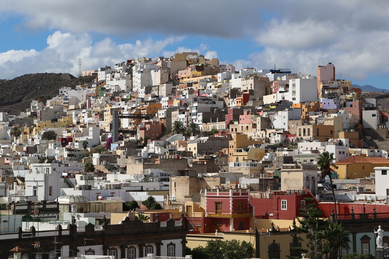 Las Palmas, Gran Canaria, Namai, Miesto Kraštovaizdis, Nemokamos Nuotraukos,  Nemokama Licenzija