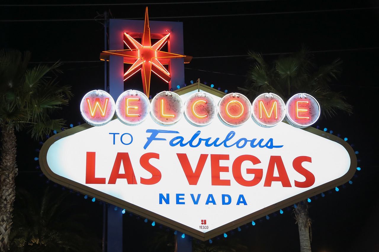 Las Vegasas,  Sveiki,  Ženklas,  Nevada,  Neoninės Šviesos,  Neoninis Ženklas, Nemokamos Nuotraukos,  Nemokama Licenzija
