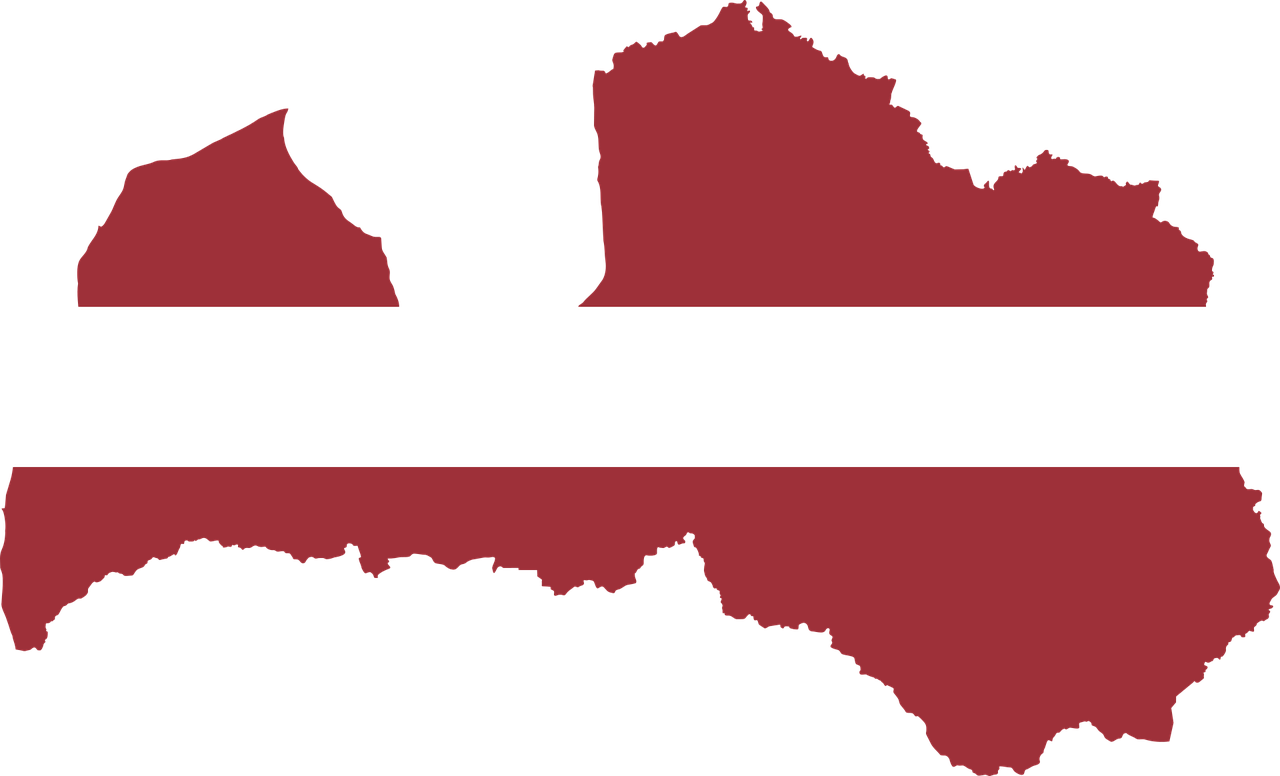 Latvia, Šalis, Europa, Vėliava, Sienos, Žemėlapis, Tauta, Geografija, Kartografija, Svg