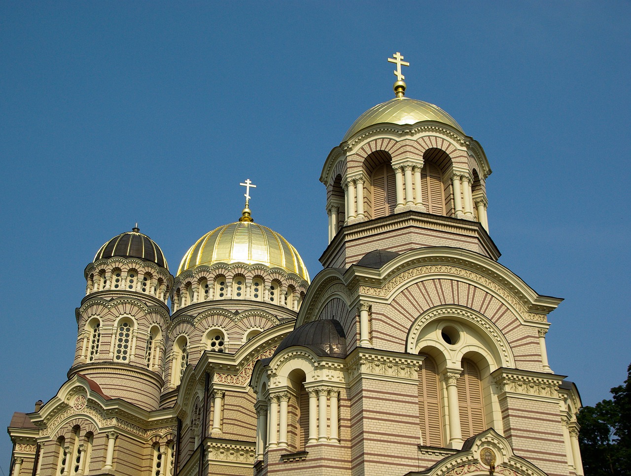 Latvia, Riga, Ortodoksų Bažnyčia, Kupolai, Nemokamos Nuotraukos,  Nemokama Licenzija