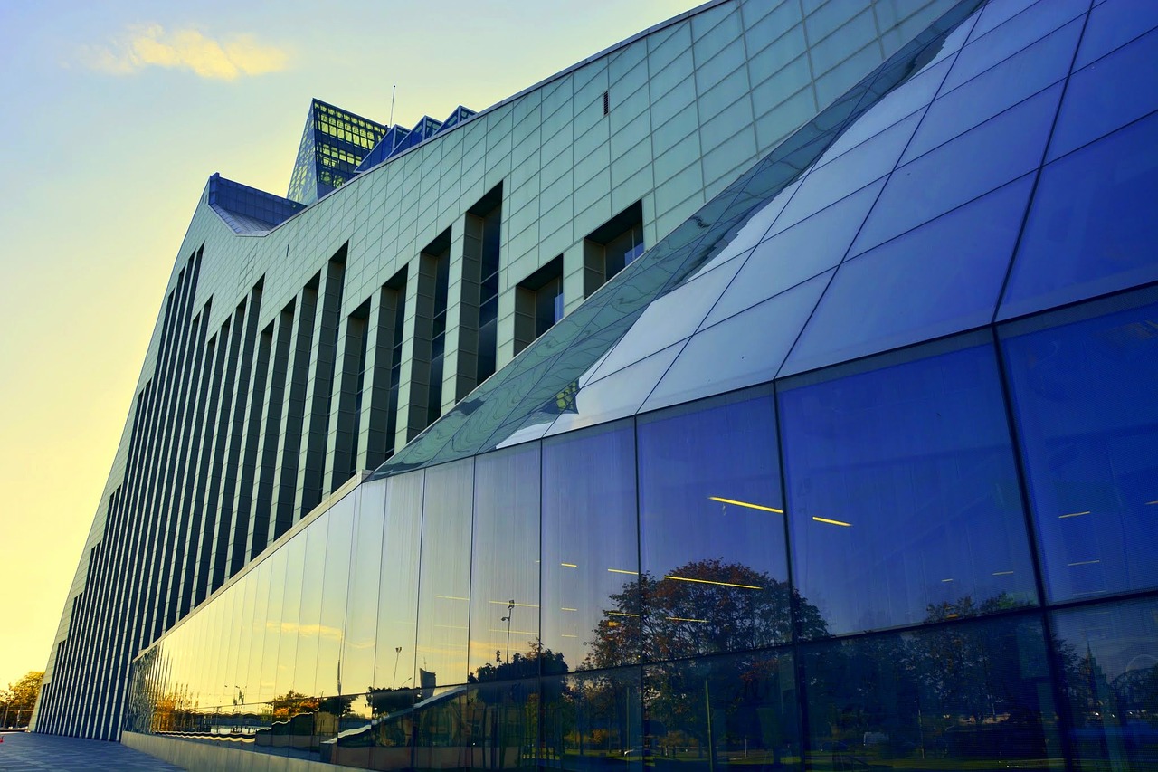 Latvijos Nacionalinė Biblioteka, Apmąstymai, Architektūra, Miesto Panorama, Europa, Šiuolaikiška, Miesto, Riga, Latvia, Nemokamos Nuotraukos
