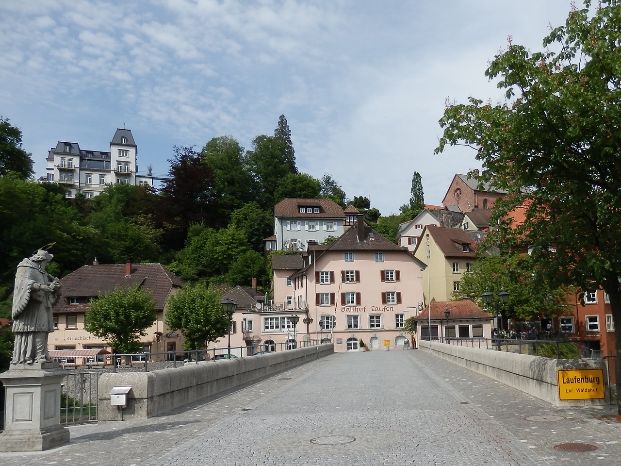 Laufenburgas, Rheinbrücke, Akmeninis Tiltas, Tiltas, Šveicarija, Nemokamos Nuotraukos,  Nemokama Licenzija