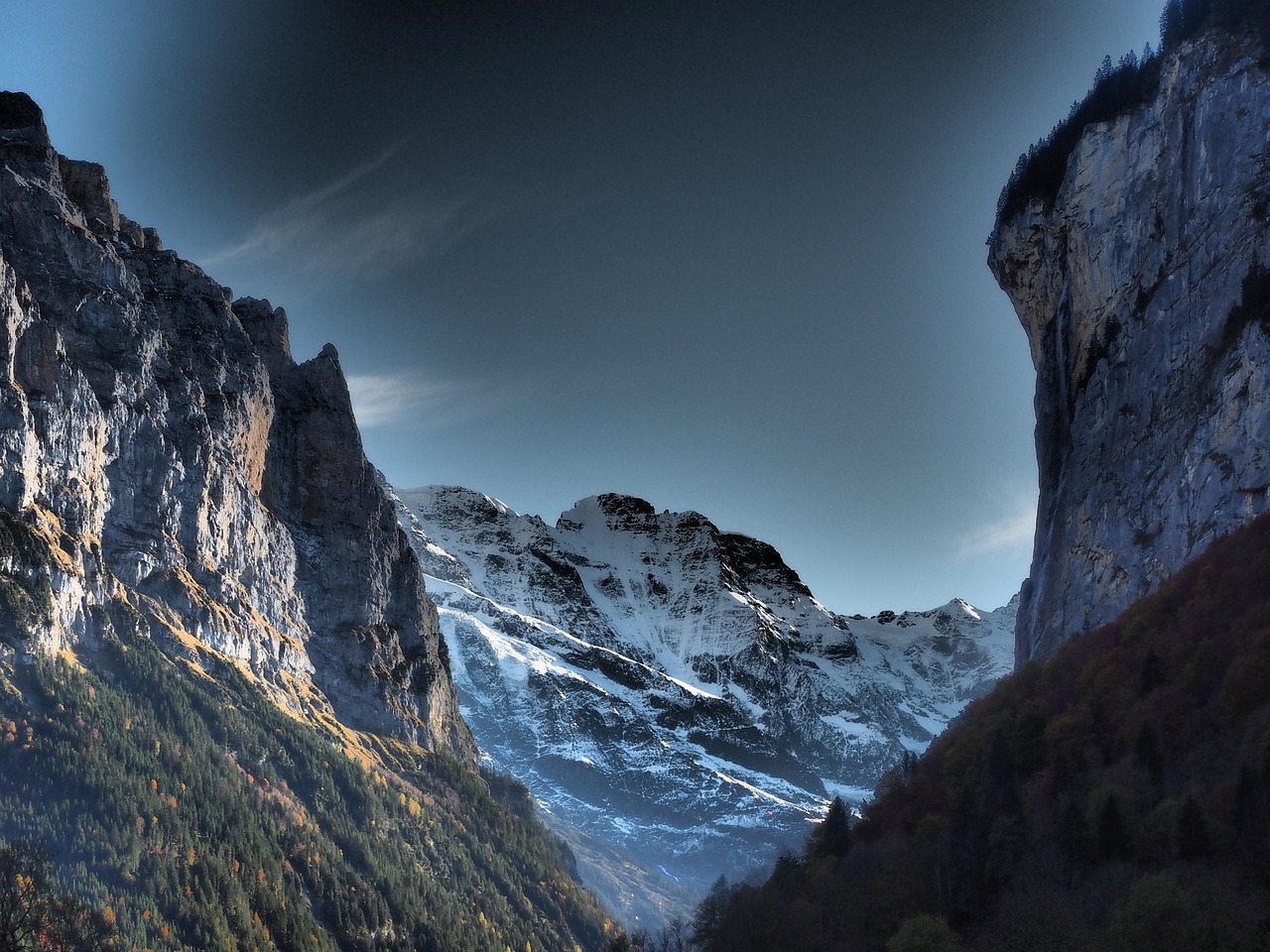 Lauterbrunnen, Slėnis, Eng, Kietas, Kieta Siena, Akmens Siena, Grosshorn, Dramatiškas, Nemokamos Nuotraukos,  Nemokama Licenzija