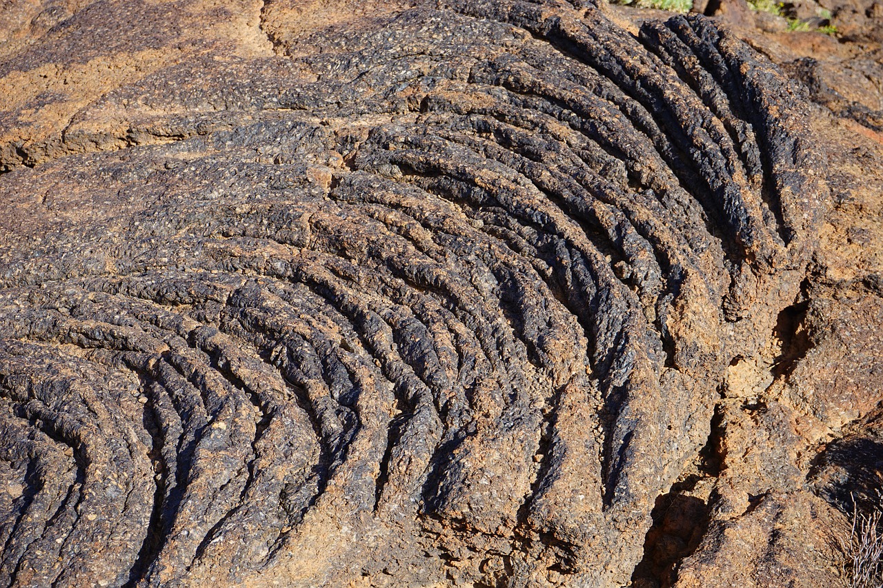 Lava, Lavos Srautas, Bazaltas, Nusmukęs, Šaltas, Tenerifė, Teide Nacionalinis Parkas, Kanarų Salos, Banguotas, Nemokamos Nuotraukos