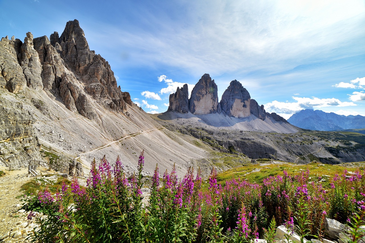 Lavaredo, Trys Lavaredo Smailės, Dolomitai, Italy, Trys Smailės, Alpinizmas, Kalnai, Gamtos Stebūklai, Žygiai, Kraštovaizdis