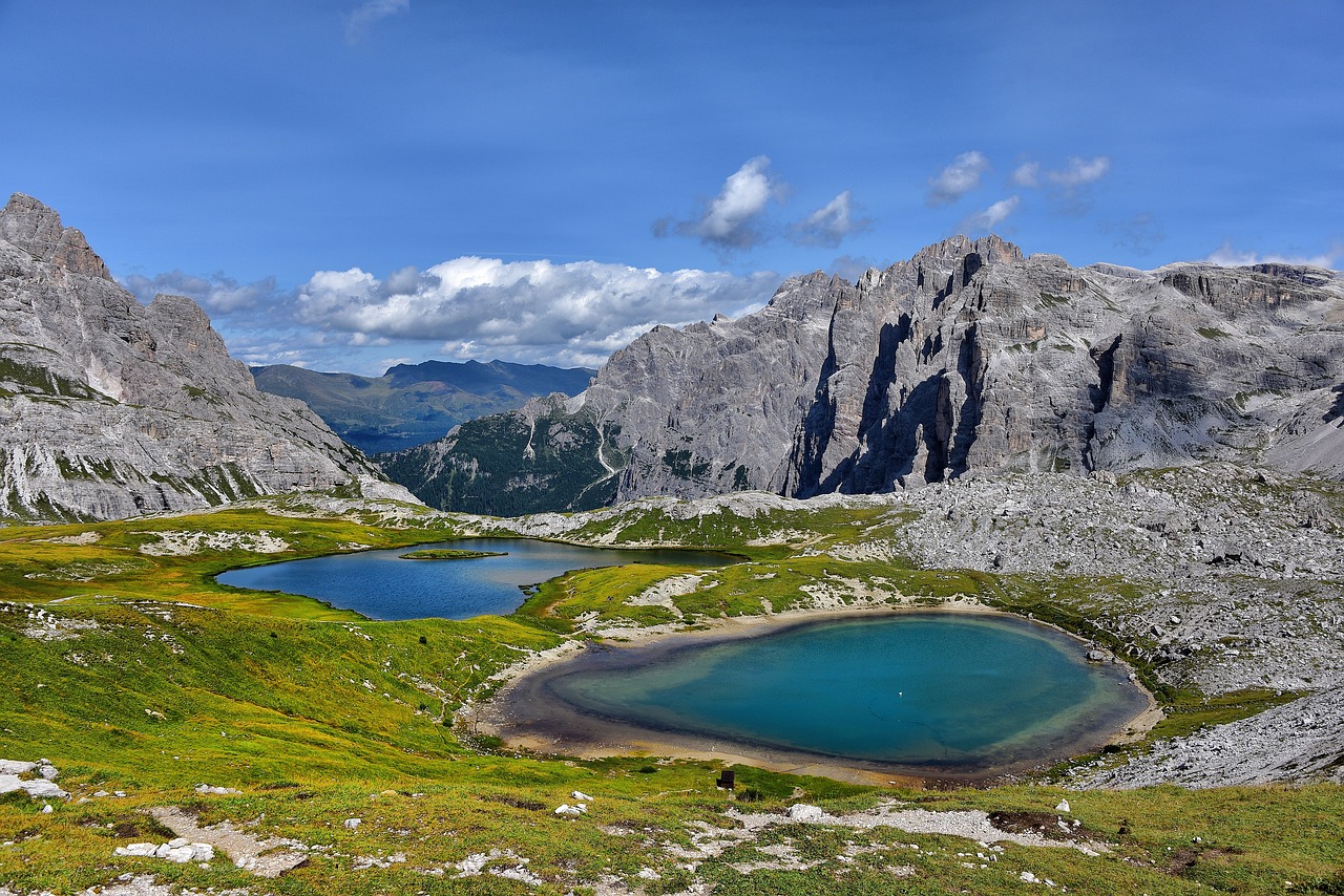 Lavaredo, Trys Lavaredo Smailės, Planų Ežerai, Sudtirol, South Tyrol, Gamtos Stebūklai, Kalnas, Dolomitai, Italy, Trys Smailės