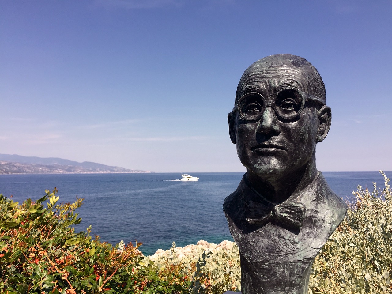 Le Corbusier, Dangtelis, Martinas, France, Prancūzų Kalba, Riviera, Kelionė, Europa, Roquebrune, Mėlynas