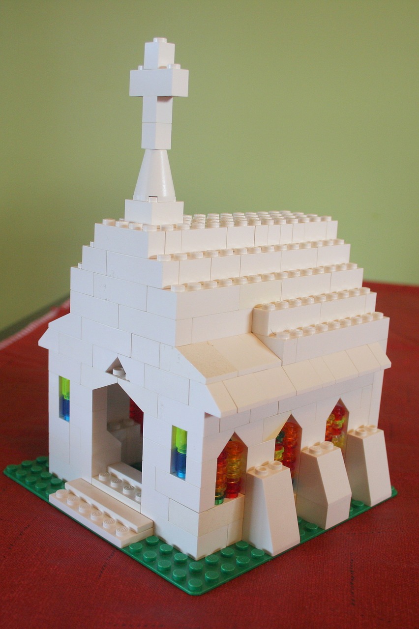 Lego, Bažnyčia, Statyti, Pastatas, Architektūra, Eksterjeras, Religinis, Religija, Struktūra, Krikščionis