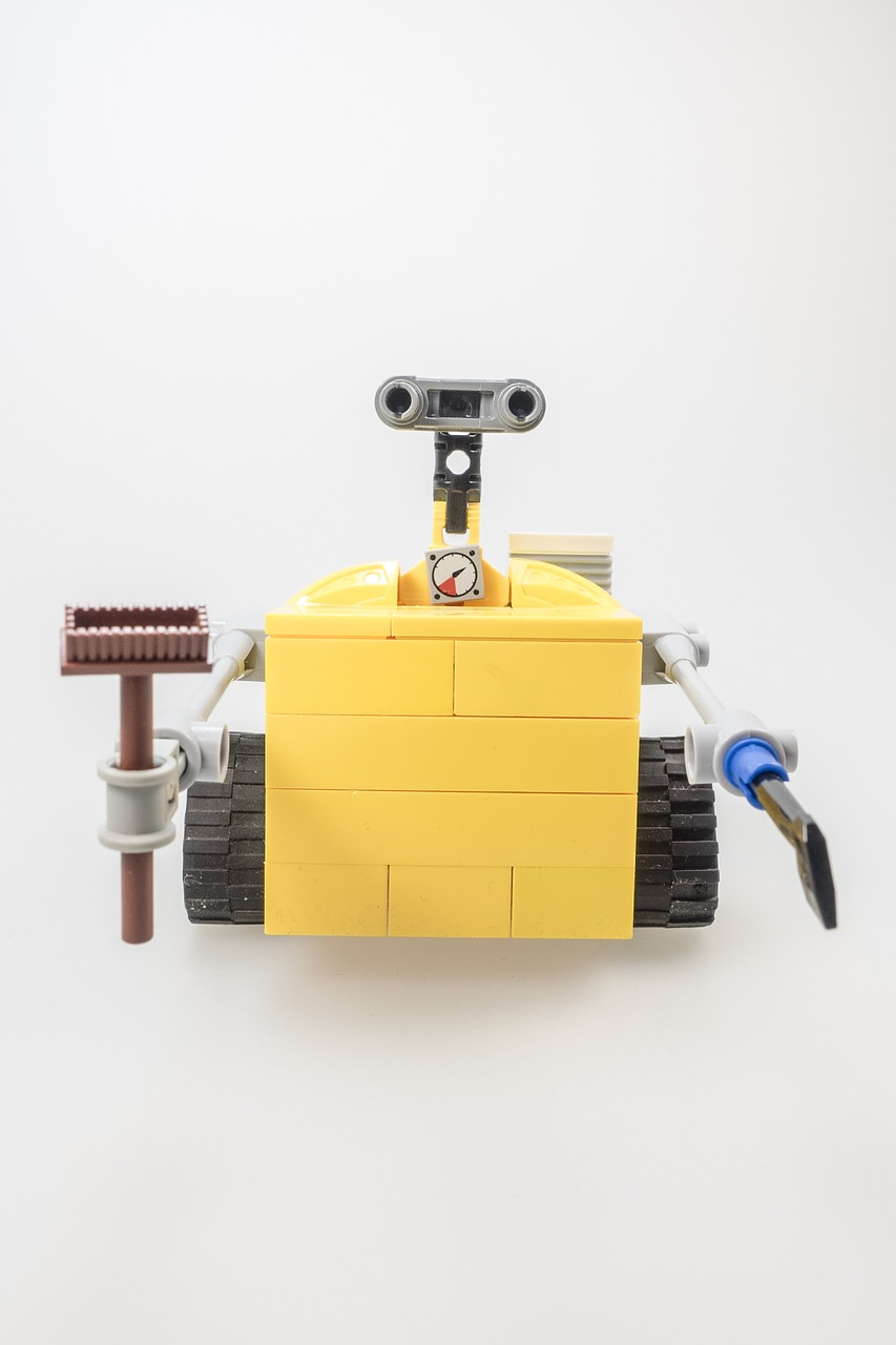 Lego, Wall-E, Figūra, Kultas, Kompiuteris, Robotas, Mašina, Valdomas, Dirbtinis Intelektas, Nemokamos Nuotraukos