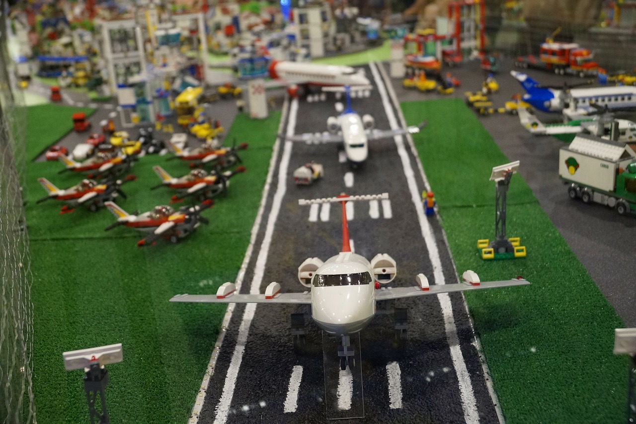Lego Miestas, Lėktuvas, Oro Uostas, Paroda, Žaislai, Lego, Nemokamos Nuotraukos,  Nemokama Licenzija