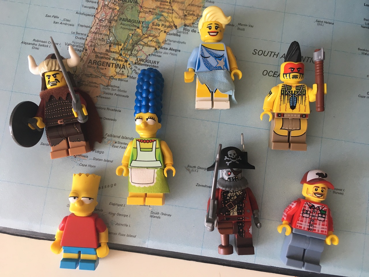 Legogubbar, Legogummor, Lego, Pasaulio Žemėlapis, Žemėlapis, Bart, Madge, Piratas, Vikingai, Nemokamos Nuotraukos