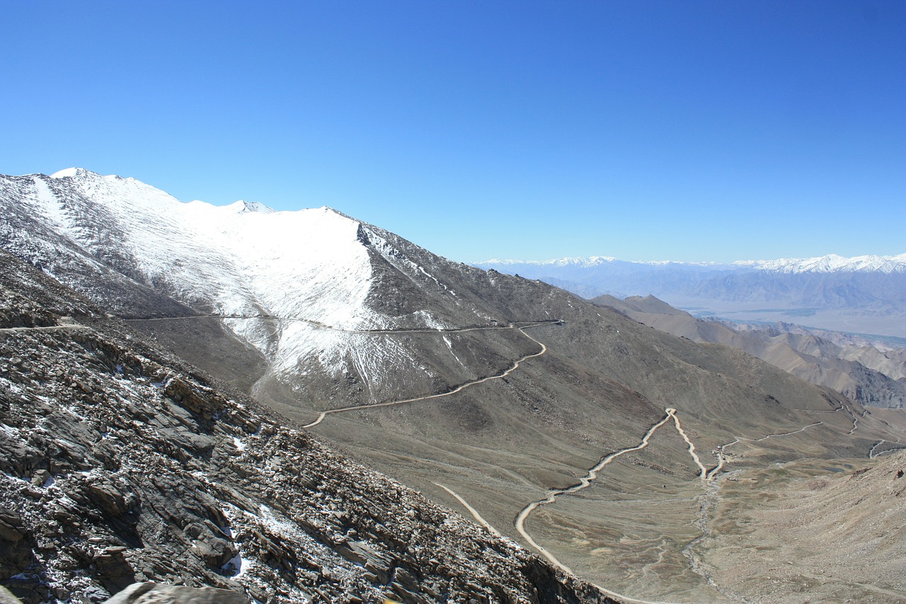 Leh, Khardung La, Praeiti, Eiti Kelią, Aukščiausias Pasaulis, Himalajus, Kalnų Praėjimas, Indija, Ladakh, Nemokamos Nuotraukos