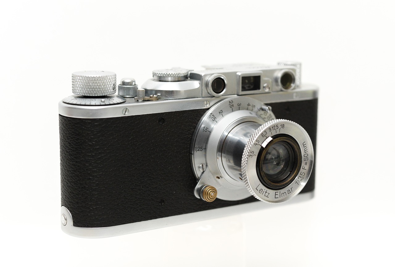 Leica, Fotoaparatas, Vokiečių, Nuotolio Ieškiklis, Nuotrauka, Objektyvas, Fotografija, Technologija, Įranga, Vintage
