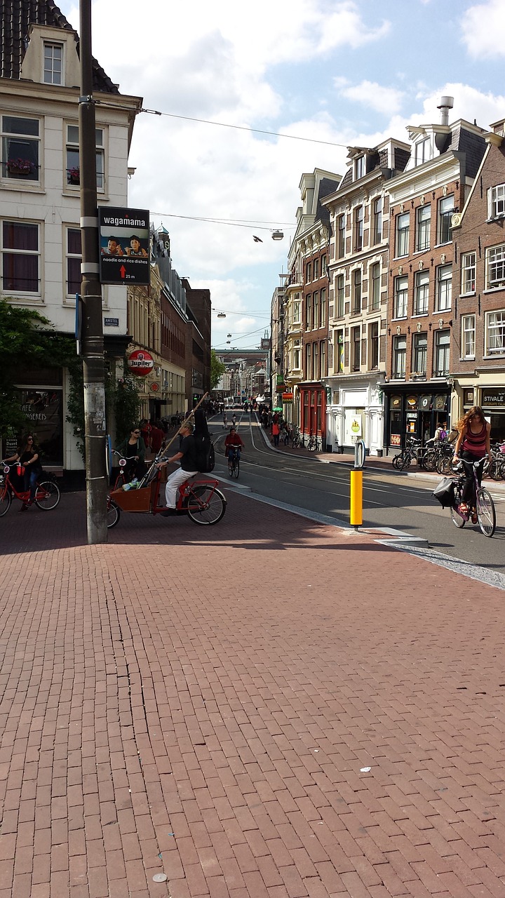 Leidsestraat, Amsterdamo Miestas, Miesto, Nemokamos Nuotraukos,  Nemokama Licenzija