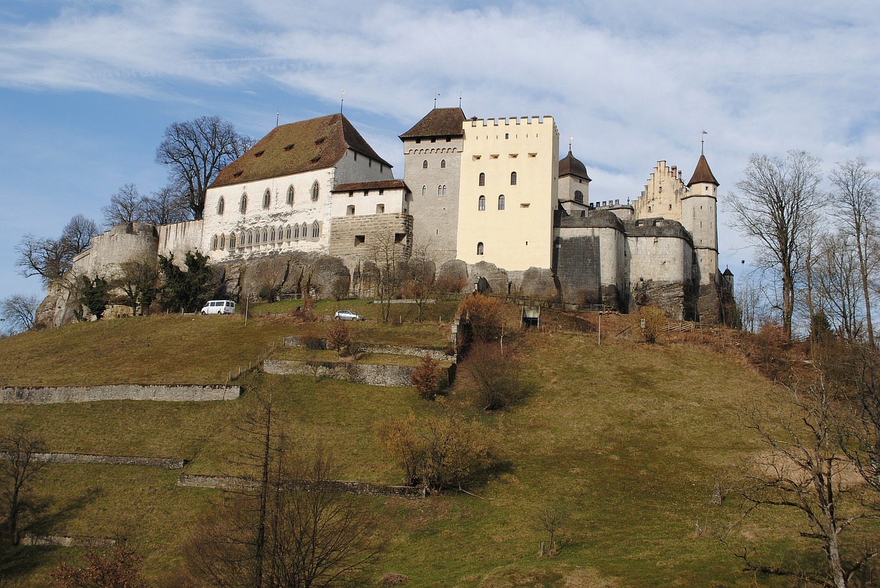 Lenzburg, Pilis, Aargau, Šveicarija, Nemokamos Nuotraukos,  Nemokama Licenzija