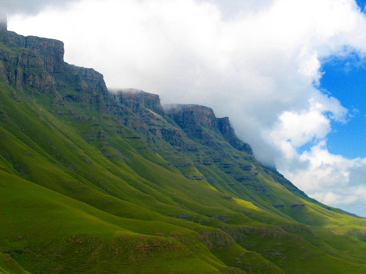 Lesotho, Kalnai, Vaizdingas, Žalias, Pietų Afrika, Nemokamos Nuotraukos,  Nemokama Licenzija
