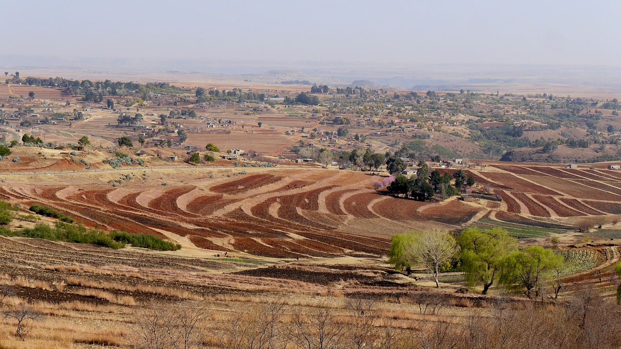 Lesotho, Kraštovaizdis, Pavasaris, Žemdirbystė, Nemokamos Nuotraukos,  Nemokama Licenzija