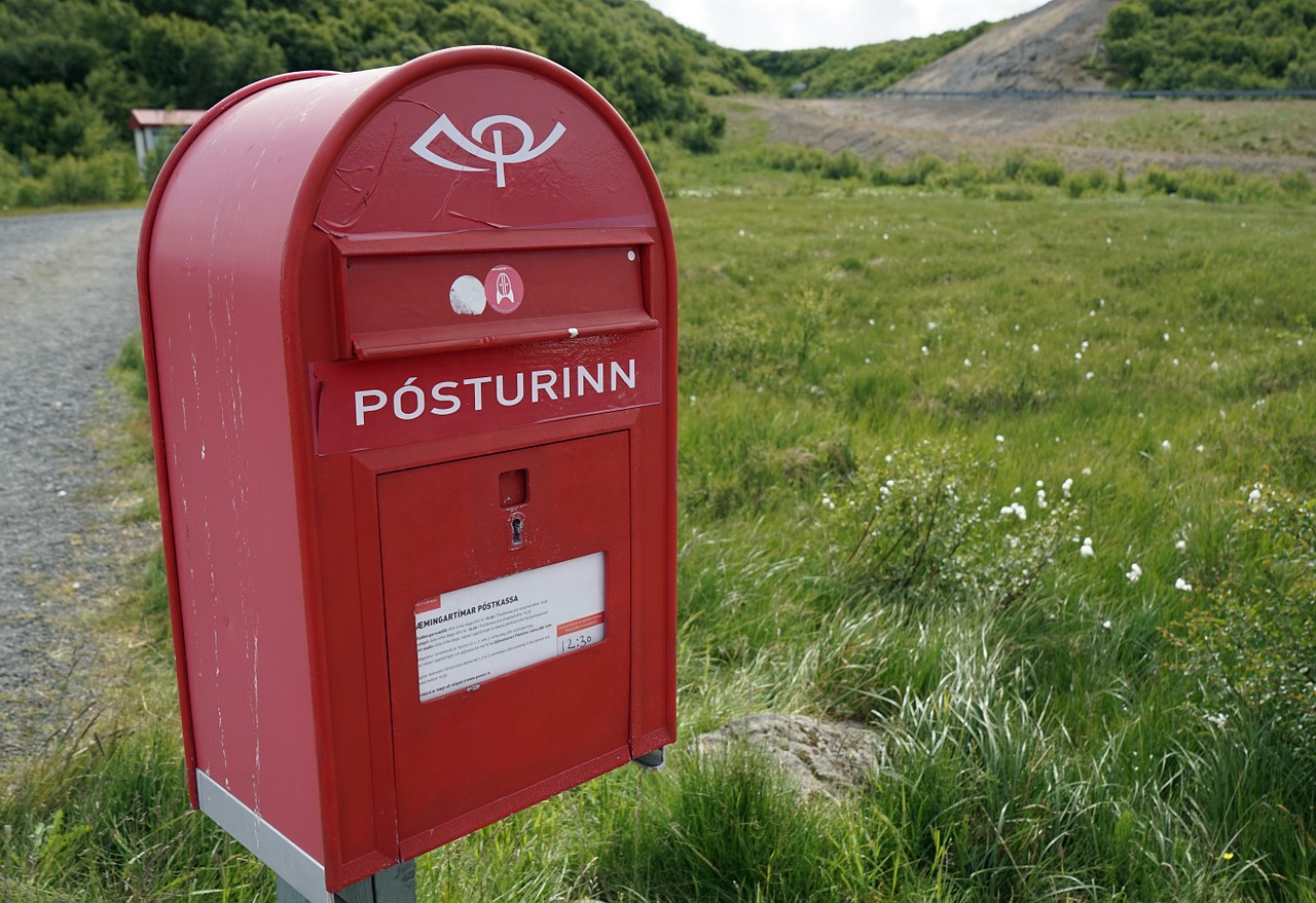 Pašto Dėžutės, Pašto Dėžutę, Raudona, Iceland, Pašto Dėžutė, Nemokamos Nuotraukos,  Nemokama Licenzija