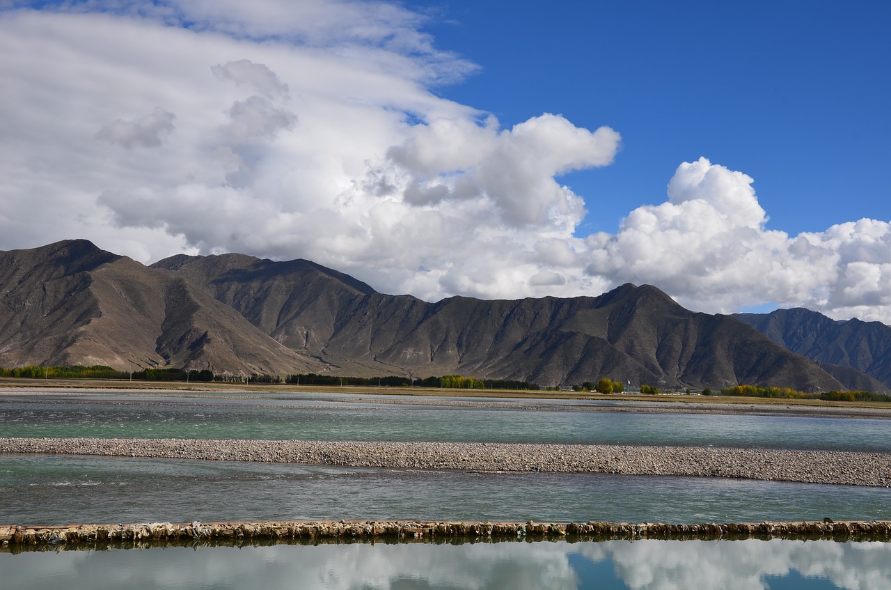 Lasa Upė, Tibetas, Kalnas, Nemokamos Nuotraukos,  Nemokama Licenzija
