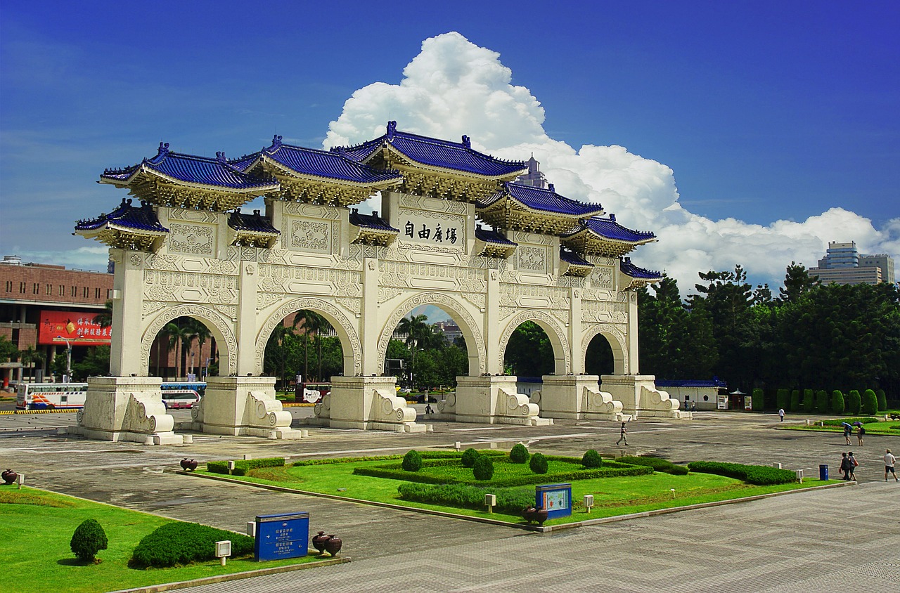 Laisvės Aikštė, Chiang Kai-Shek Memorialinė Salė, Taipei, Taivanas, Vartai, Kelionė, Paminklas, Orientyras, Salė, Kaishek
