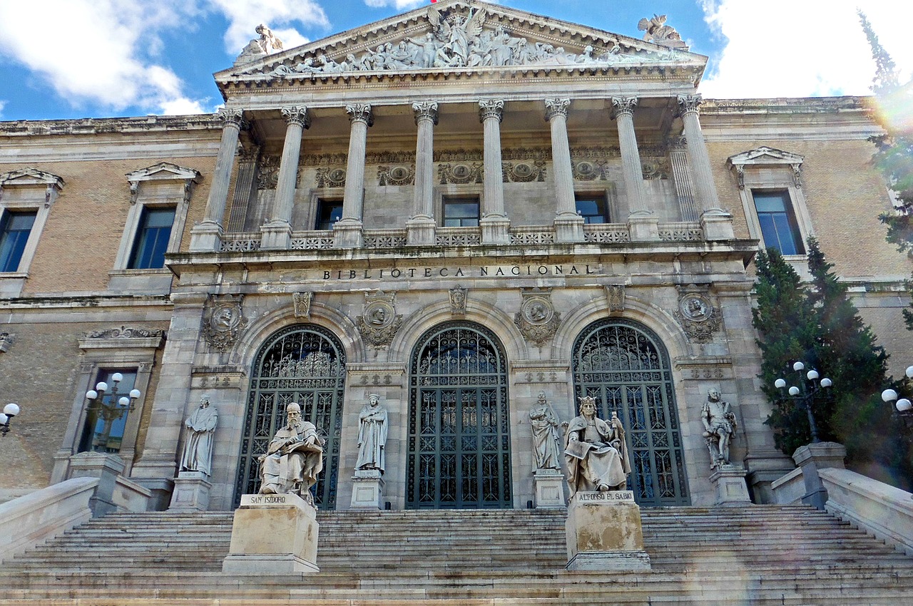 Biblioteka, Nacionalinis, Madride, Pastatas, Nemokamos Nuotraukos,  Nemokama Licenzija