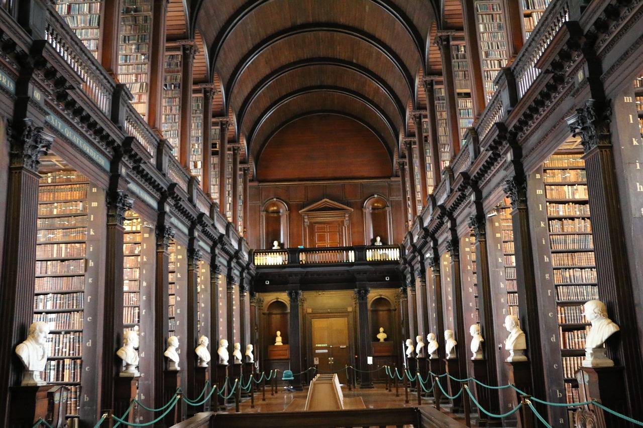 Biblioteka, Airija, Dublin, Nemokamos Nuotraukos,  Nemokama Licenzija