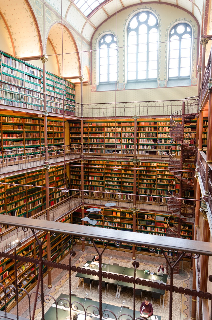 Biblioteka, Knygos, Amsterdamas, Rijksmuseum, Lankytojai, Nemokamos Nuotraukos,  Nemokama Licenzija