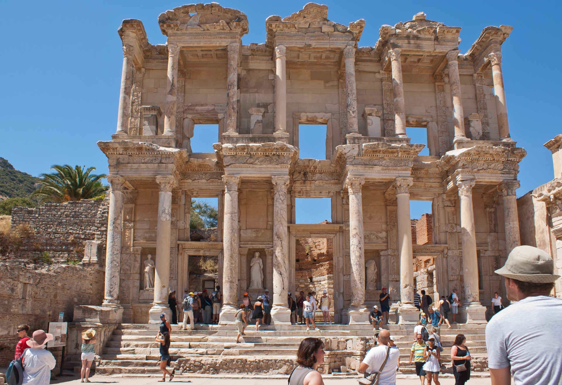 Biblioteka & Nbsp,  Celsus & Nbsp,  Efesas,  Turkija,  Celsus Ephesus Biblioteka,  Turkija, Nemokamos Nuotraukos,  Nemokama Licenzija