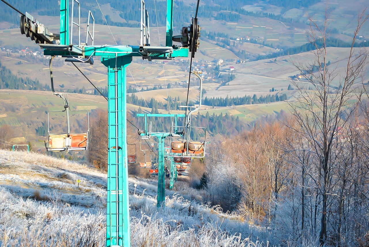 Liftas, Slidinėjimas, Kalnai, Karpatai, Ukraina, Nemokamos Nuotraukos,  Nemokama Licenzija