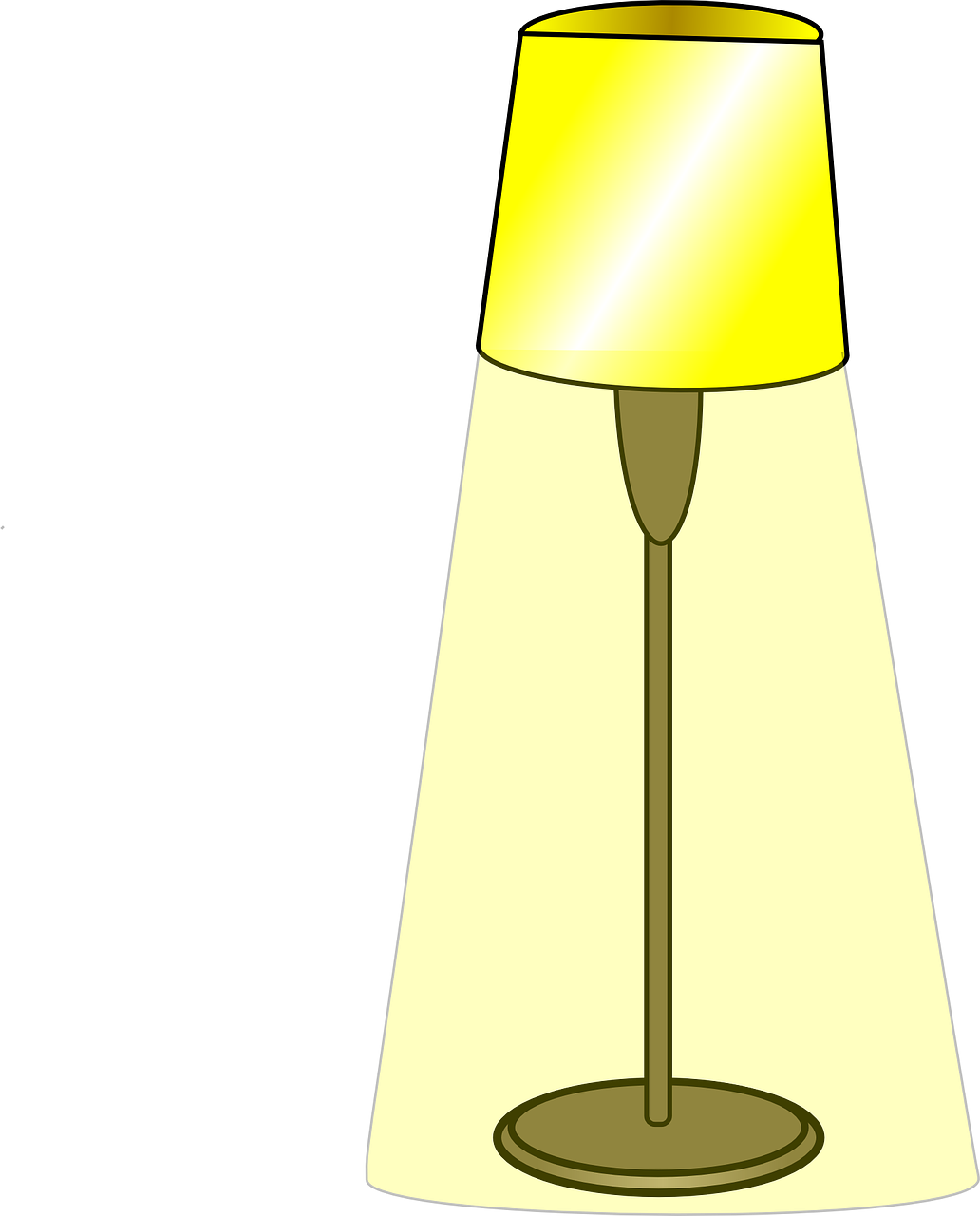 Šviesa, Lempa, Spindi, Įjungtas, Šviesus, Apšviestas, Grindų Šviestuvas, Elektra, Energija, Simbolis