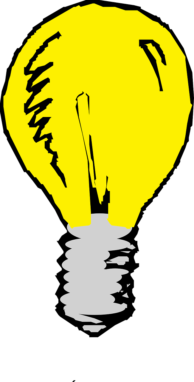 Lemputė, Elektrinė Šviesa, Kaitinamosios Lempos, Edison Light, Elektra, Šviesa, Lemputė, Volframas, Nemokama Vektorinė Grafika, Nemokamos Nuotraukos
