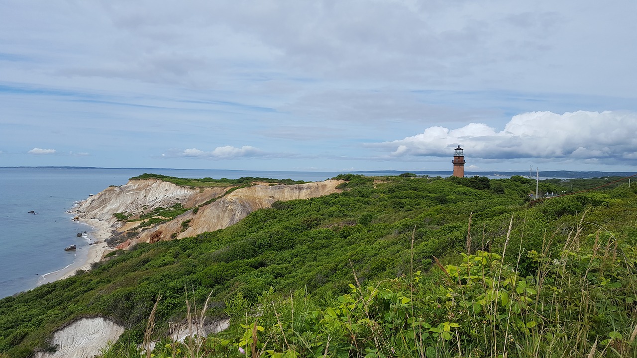 Švyturys, Martos Vynuogynas, Vandenynas, Gay Head Light, Nemokamos Nuotraukos,  Nemokama Licenzija