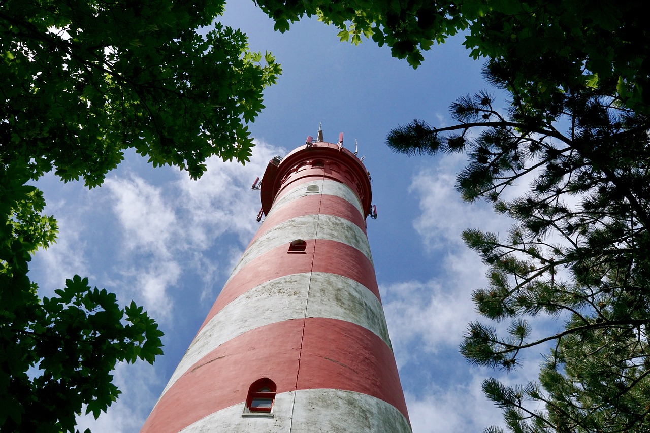 Švyturys, Holland, Maža Šalis, Dangus, Nuotaika, Atmosfera, Raudona Balta, Švyturys, Bokštas, Kopos