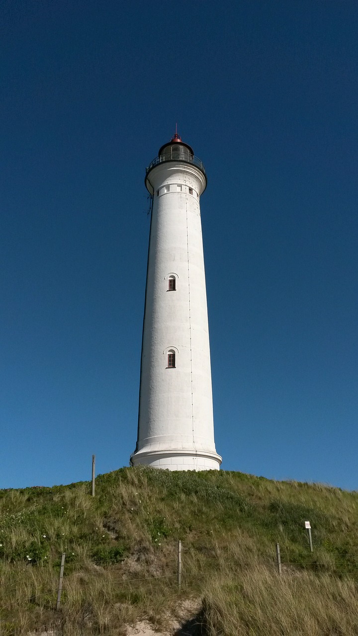 Švyturys, Balta Architektūra, Denmark, Kopos, Hvidde Smėlis, Nemokamos Nuotraukos,  Nemokama Licenzija