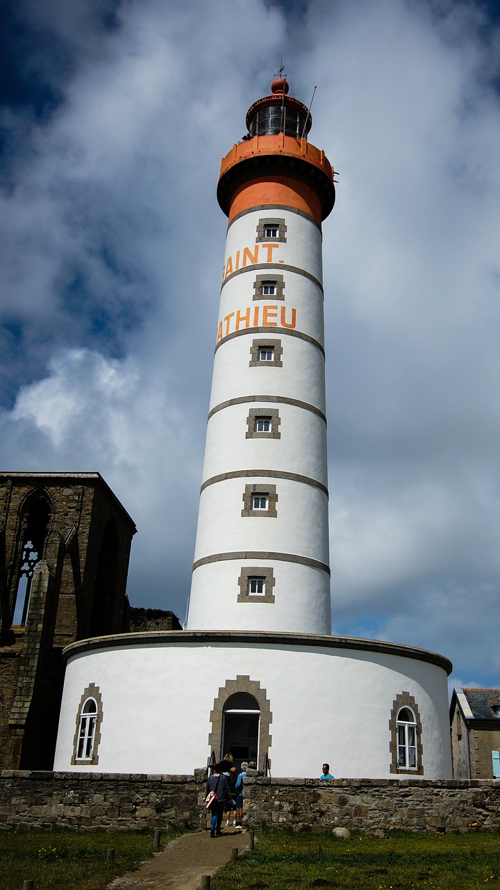 Švyturys, Jūrų, Phare De Saint-Mathieu, St Mathieu, Jūra, France, Finisterre, Finistère, Bretagne, Nautic