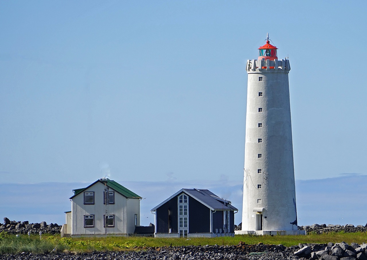 Švyturys, Reikjavikas, Dangus, Mėlynas, Kranto, Iceland, Nemokamos Nuotraukos,  Nemokama Licenzija