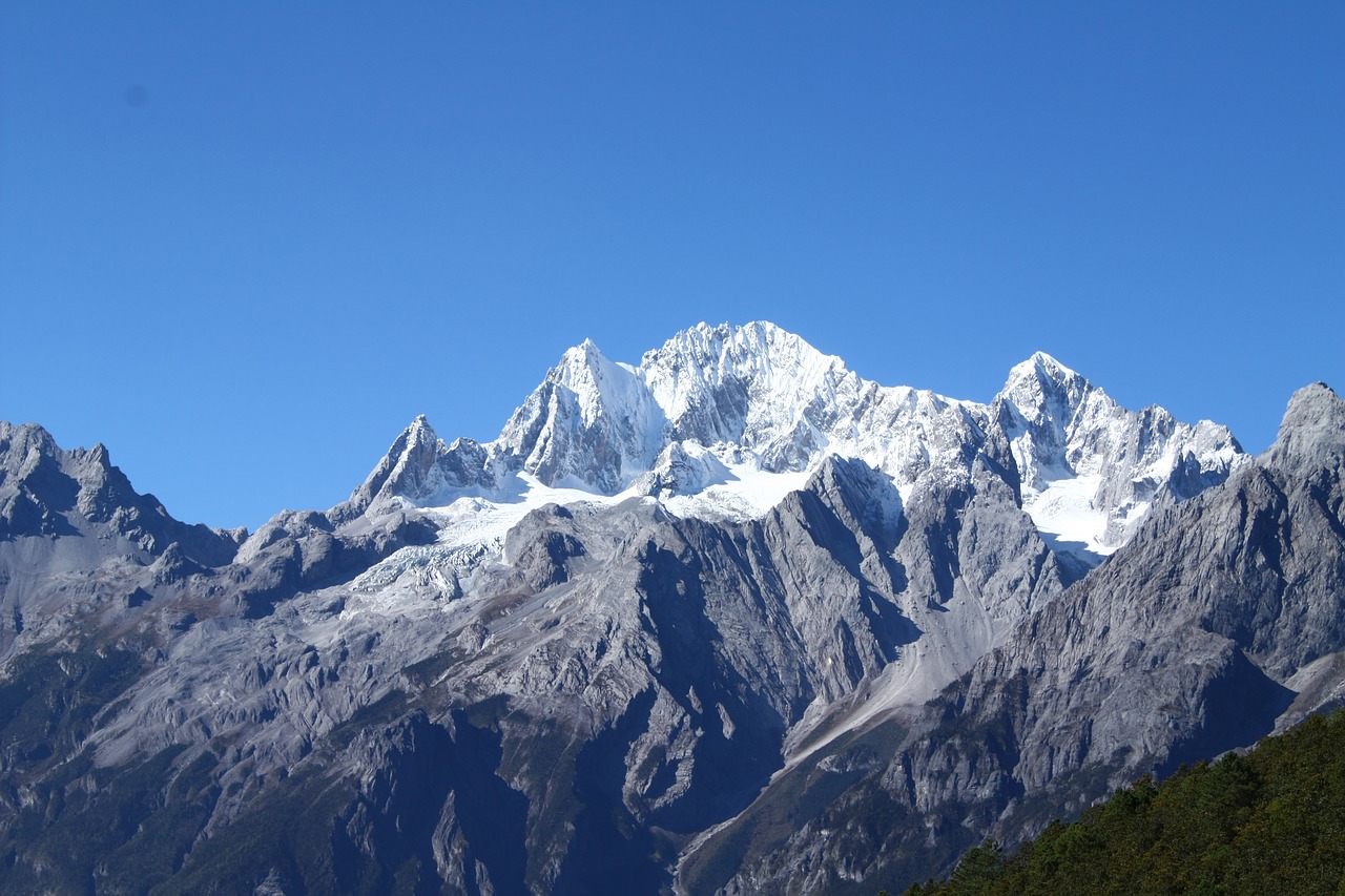 Lijiang, Jade Drakonas Sniego Kalnas, Jako Pieva, Nemokamos Nuotraukos,  Nemokama Licenzija