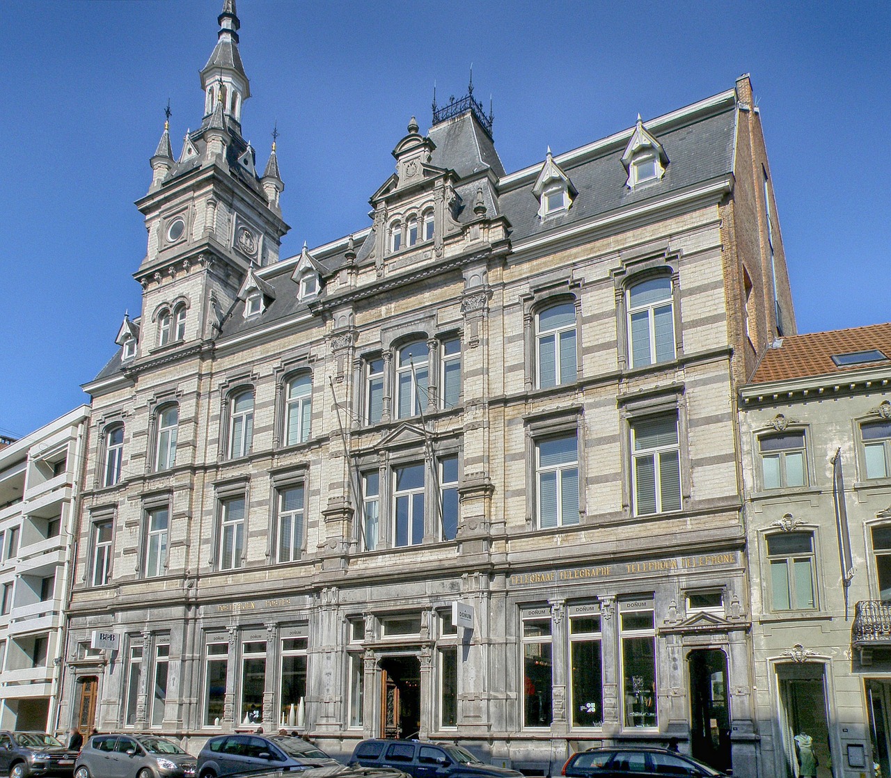 Limburgas, Belgija, Miestas, Pastatas, Architektūra, Panorama, Lauke, Gatvė, Vyriausybė, Dangus