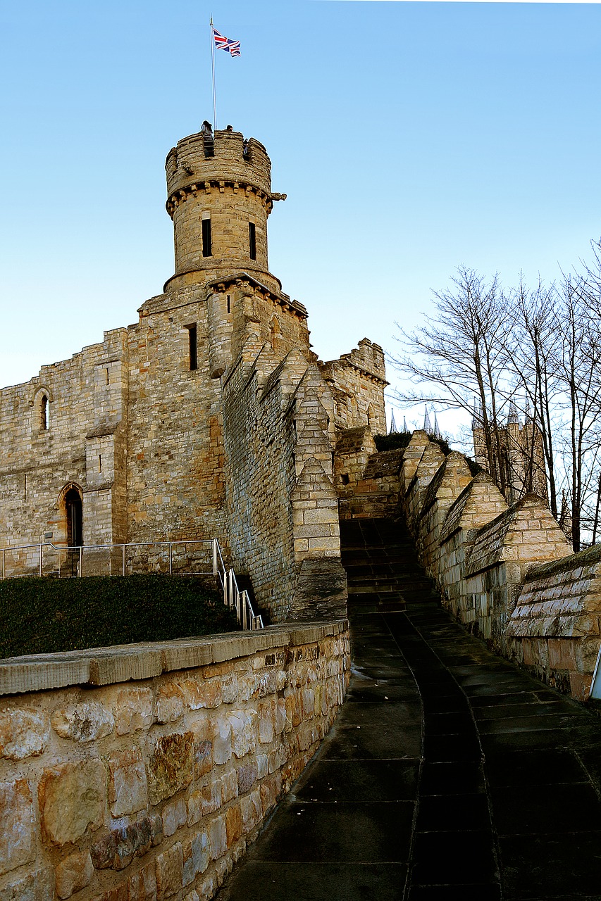 Lincoln Pilis, Pilis, Akmuo, Senas, Architektūra, Viduramžių, Siena, Pastatas, Senovės, Statyba