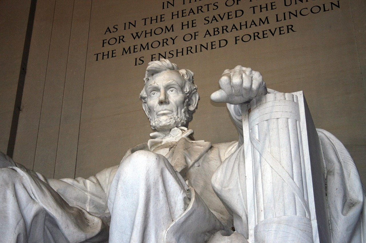 Lincoln Memorialas, Statula, Pastatas, Istorinis, Nacionalinis, Vašingtonas, Dc, Usa, Paminklas, Orientyras