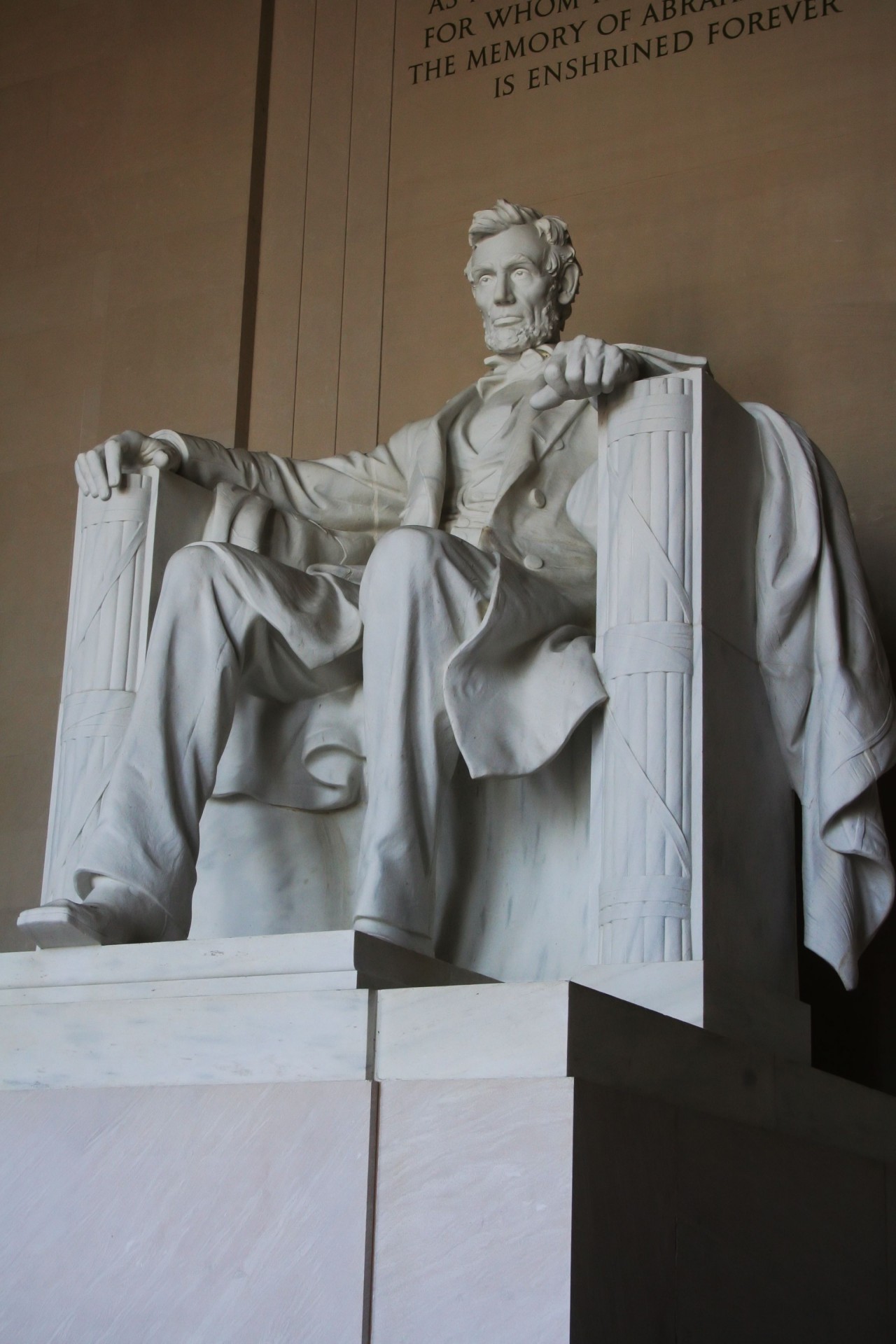 Lincoln & Nbsp,  Memorialas,  Paminklas,  Prezidentas,  Atsidavimas,  Marmuras,  Sėdi,  Su Vaizdu,  Nacionalinis,  Usa