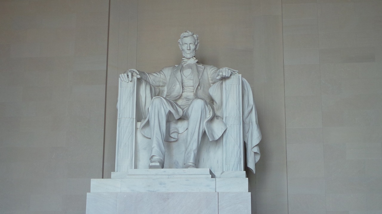 Lincoln Paminklas,  Vašingtonas,  Vašingtonas,  Memorial,  Lincoln,  Paminklas,  Capitol,  Amerika,  Jav,  Jungtinė