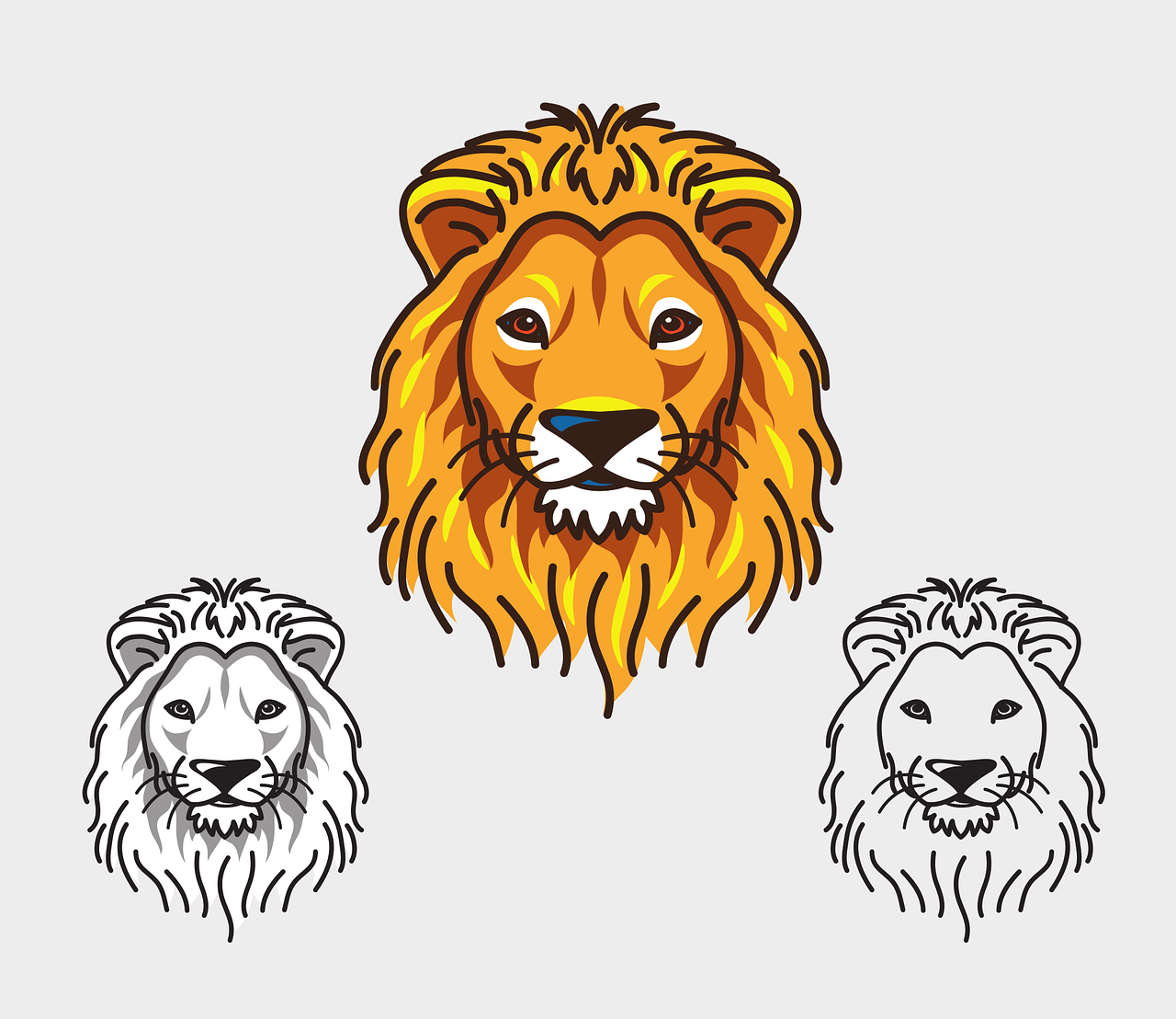 Liūtas, Galva, Veidas, Karalius, Džiunglės, Spalva, Spalvinga, Leo, Žinduolis, Zoologijos Sodas